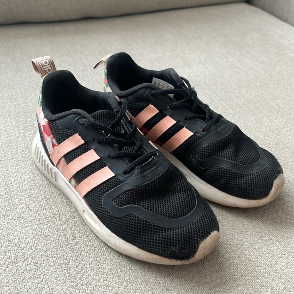 adidas Mul-Tix Her Studio Core Black/Glow Pink/Ftwr White 10 toddler